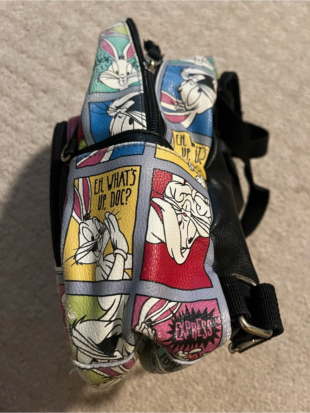 Bugs Bunny Comic-Print Mini Backpack – Multicolor - Picture 3 of 6